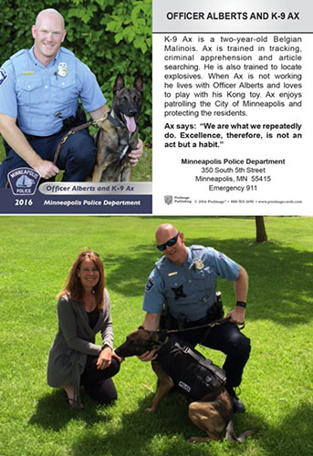 Officer Alberts and K9 Ax