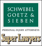 Schwebel, Goetz & Sieben Personal Injury Attorneys and Super Lawyers Logos